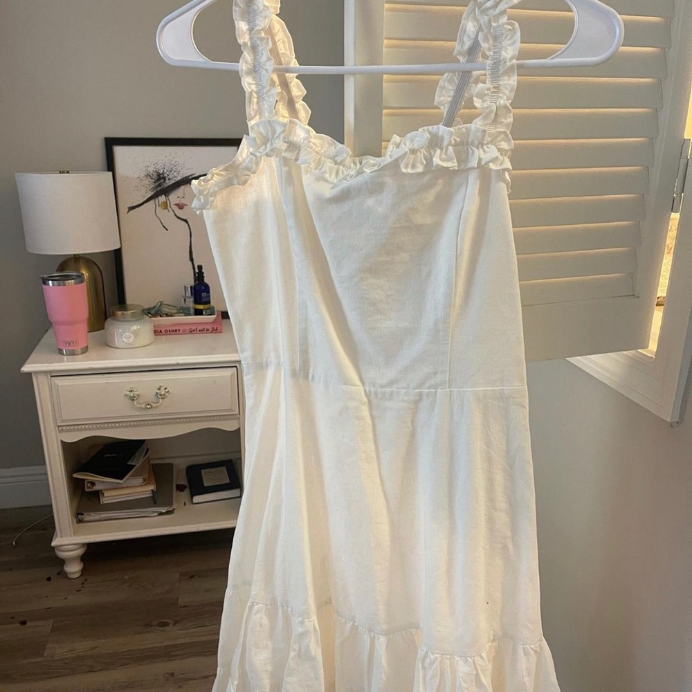 NWT White Aqua Dress